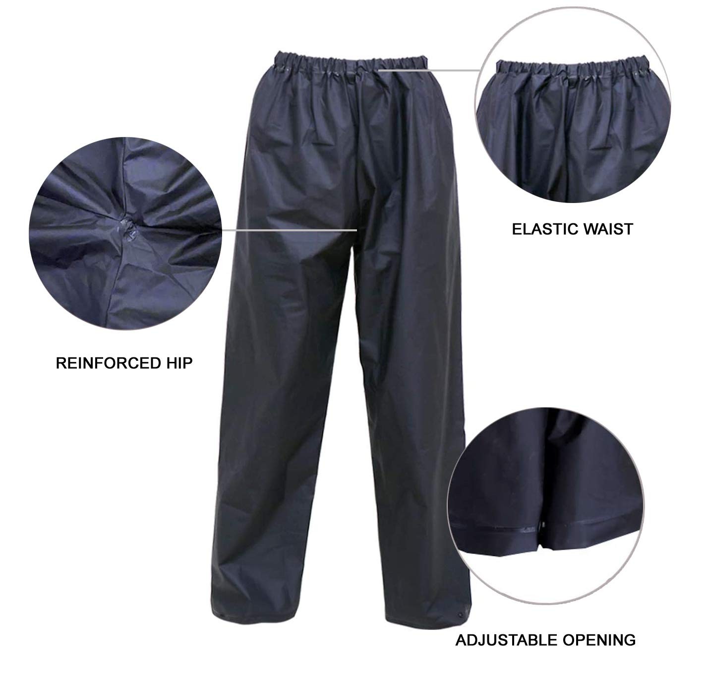 Men’s Rain Suit Waterproof Rain Work Gear Ultra-Lite Rain Jacket and Pants