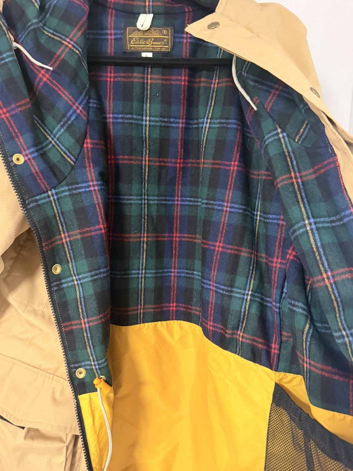 Vintage Eddie Bauer Hooded Mountain Parka Jacket – Size Large