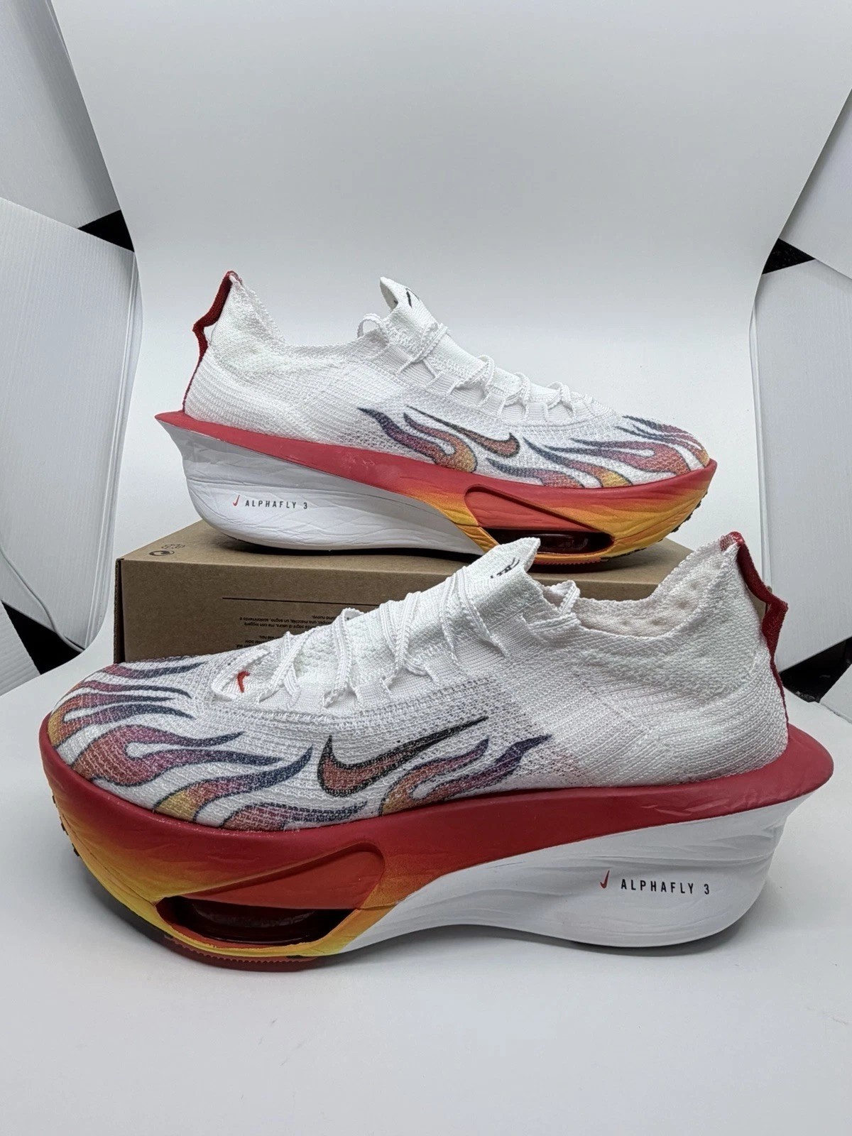 Nike Alphafly 3 PRM Men Road Racing White Red Carbon Plate Elite Sneaker New 🏃‍