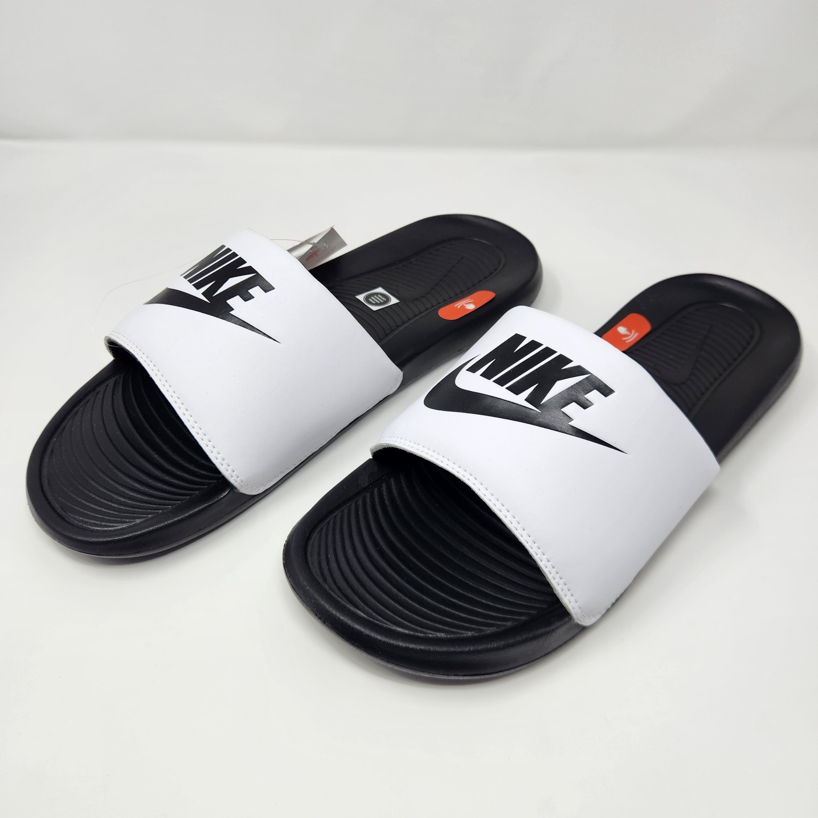 Nike Victori One Men’s Slides Black/Black-White Size 13 CN9675-005