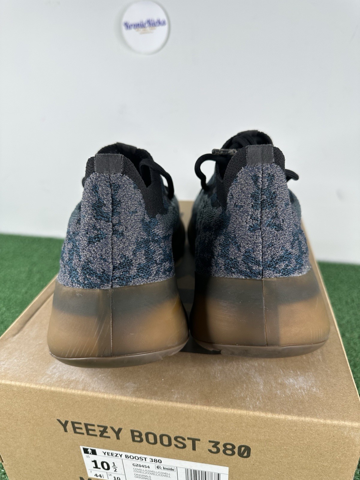 Size 10.5 – adidas Yeezy Boost 380 Covellite – OG Box