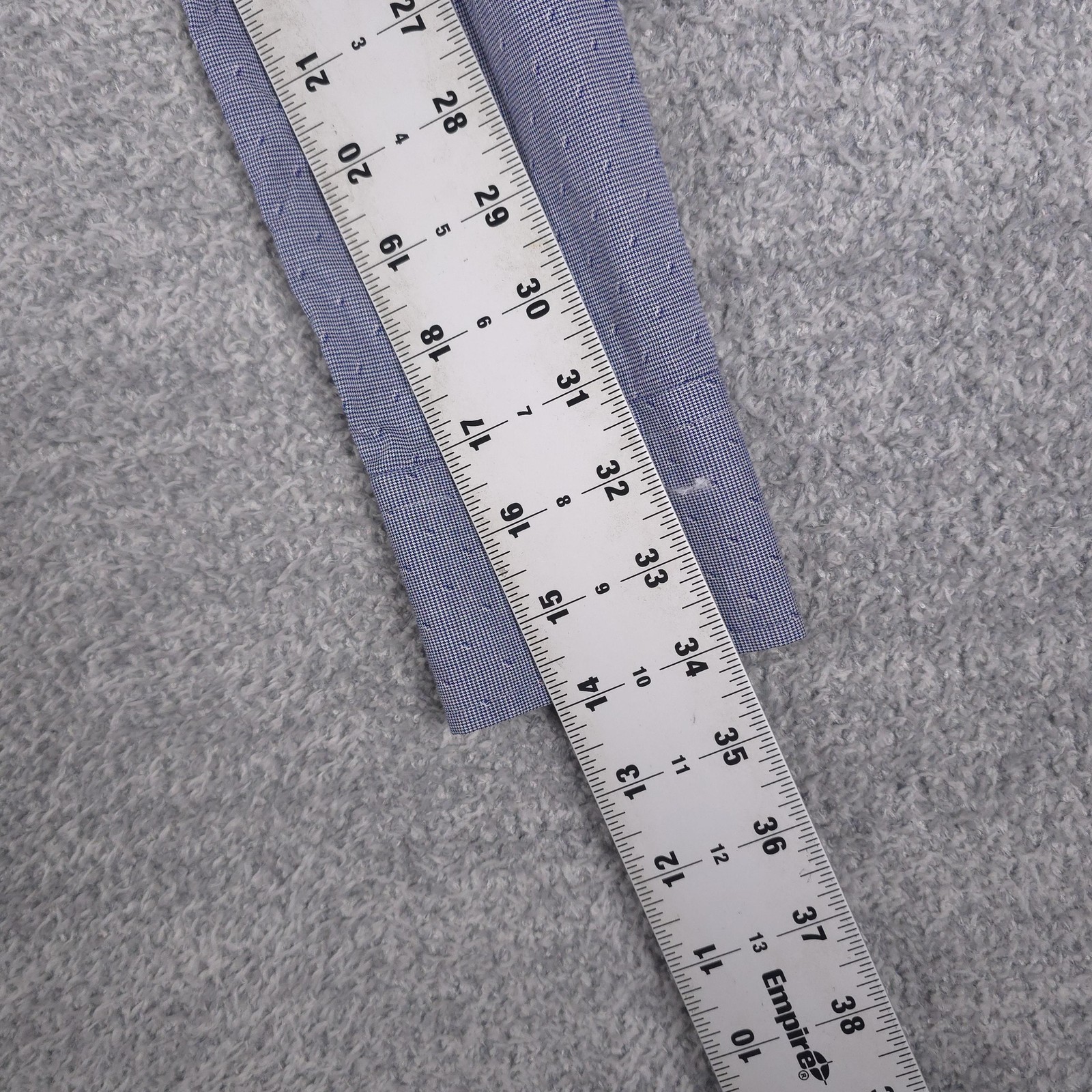 Armani Collezioni Shirt Mens 15 38 Blue Check Slim Fit Dress Long Sleeve Albania