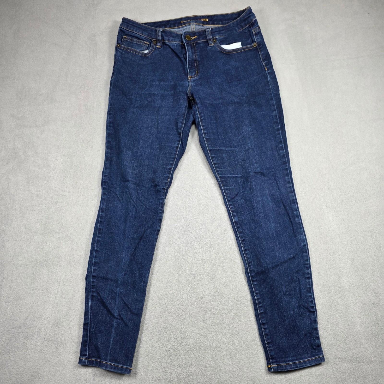 Michael Kors Jeans Women Size 8 Blue Skinny Dark Wash