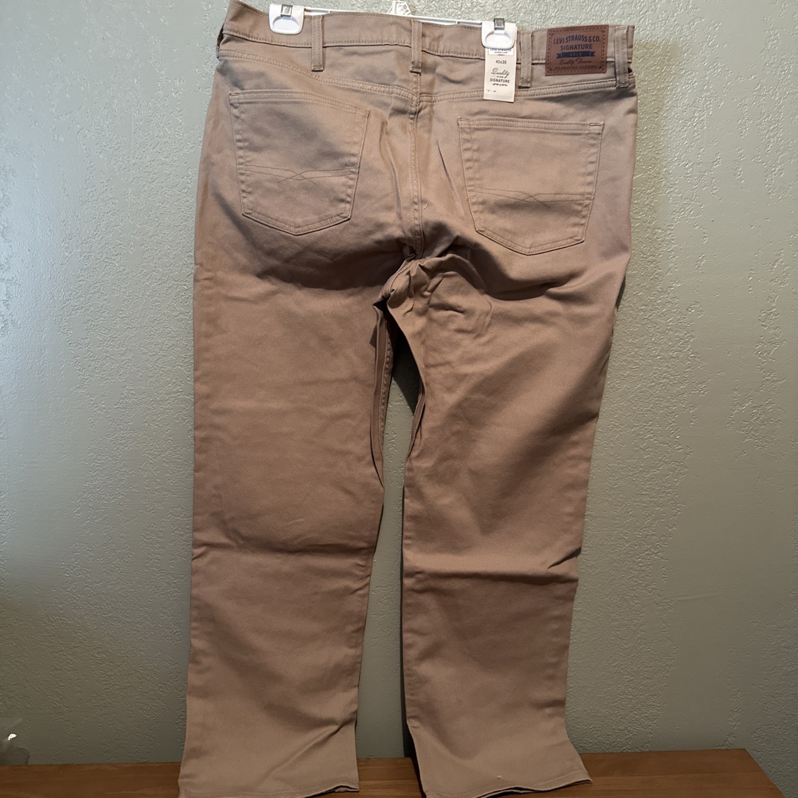 Levi Strauss Signature Gold Jeans 40 X 30 Tan