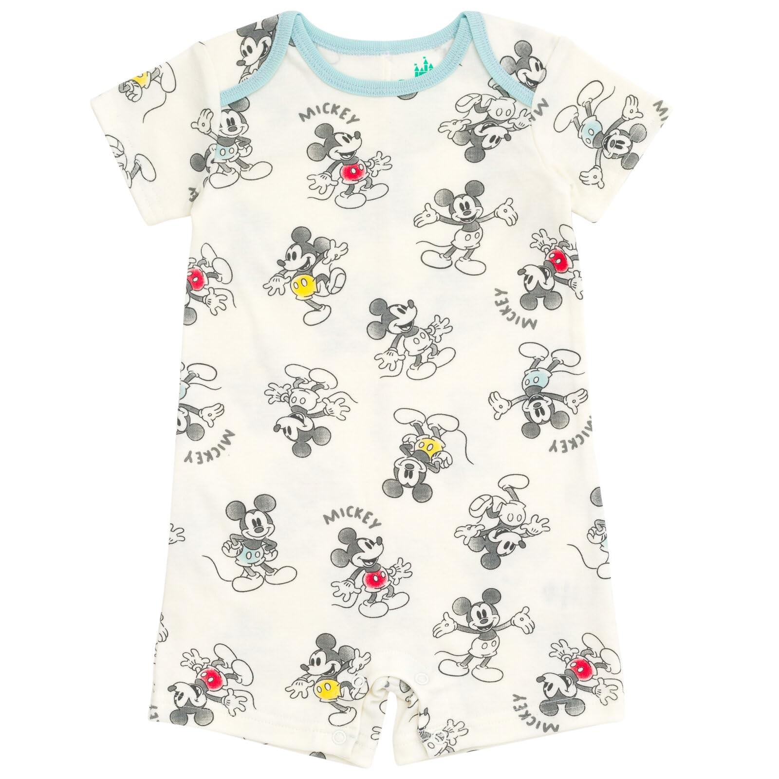 Disney Mickey Mouse Infant Baby Boys 2 24 Months, Blue / White / Big Pose