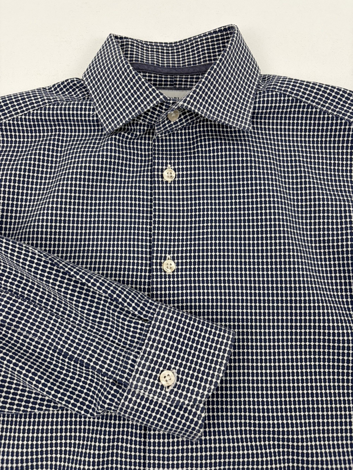 Charles Tyrwhitt Jermyn Street Classic Fit Mens 15.5/34 in Long Sleeve Button Up