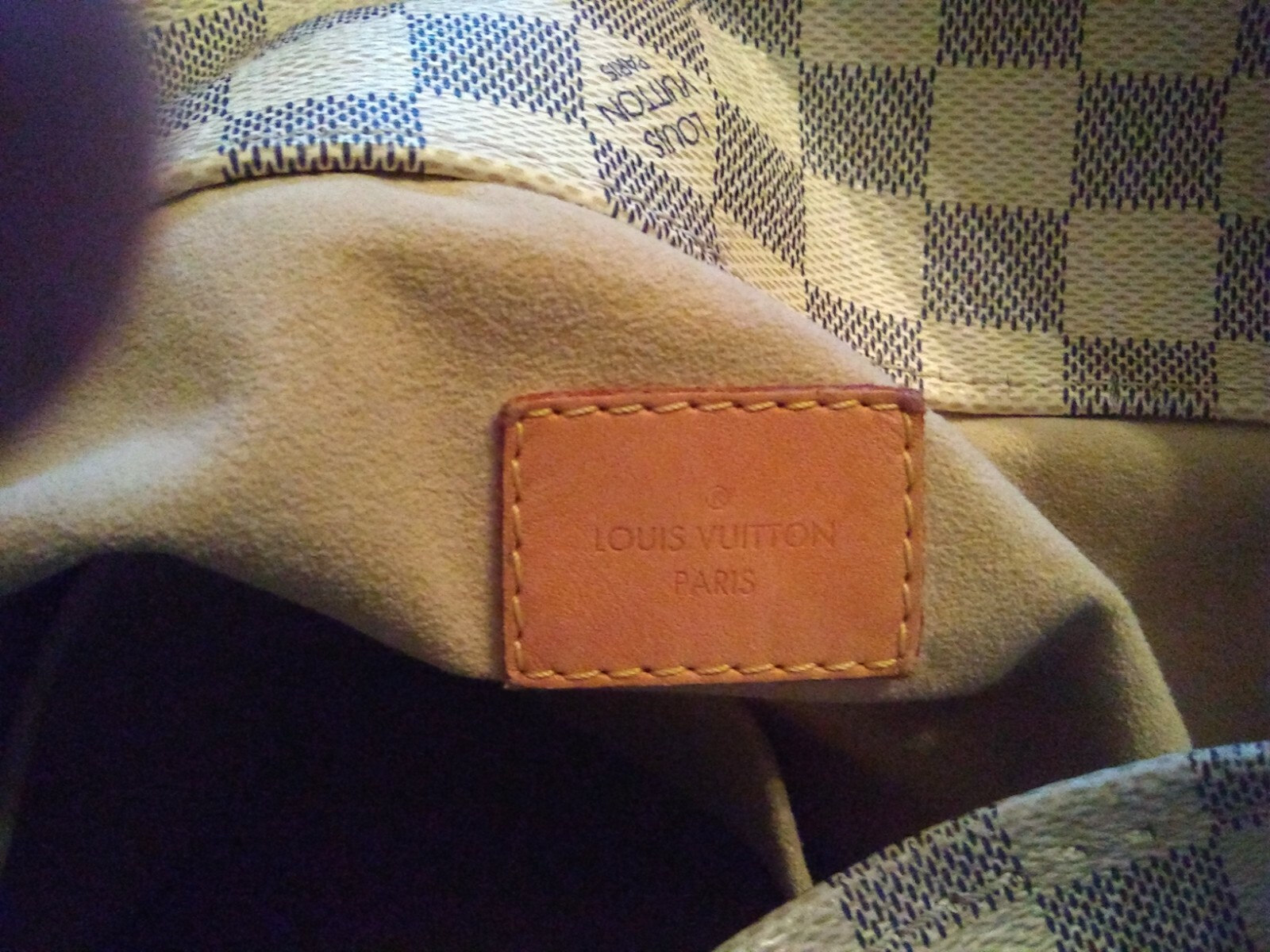 AUTHENTIC LOUIS VUITTON DAMIER AZUR ARTSY MM DUST COVER AUTHENTICATION CARDS