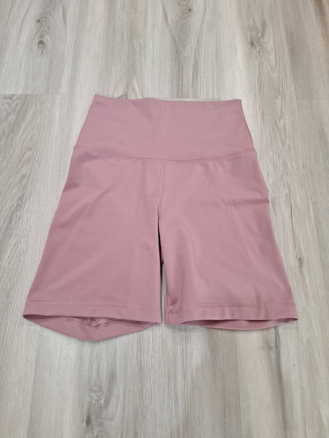 Yogalicious Lux Everyday Shorts Womens Medium Pink High Rise Yoga Athletic Mauve