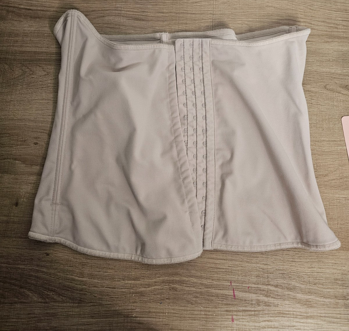 Leonisa Shapewear Waist Cincher Girdle Post Surgical Postpartum Faja Beige XL