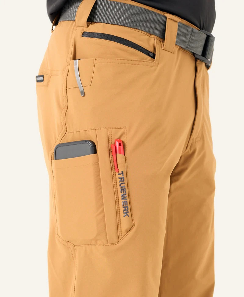TRUEWERK T1 WerkPant Men’s Lightweight Stretch Summer Work Pants