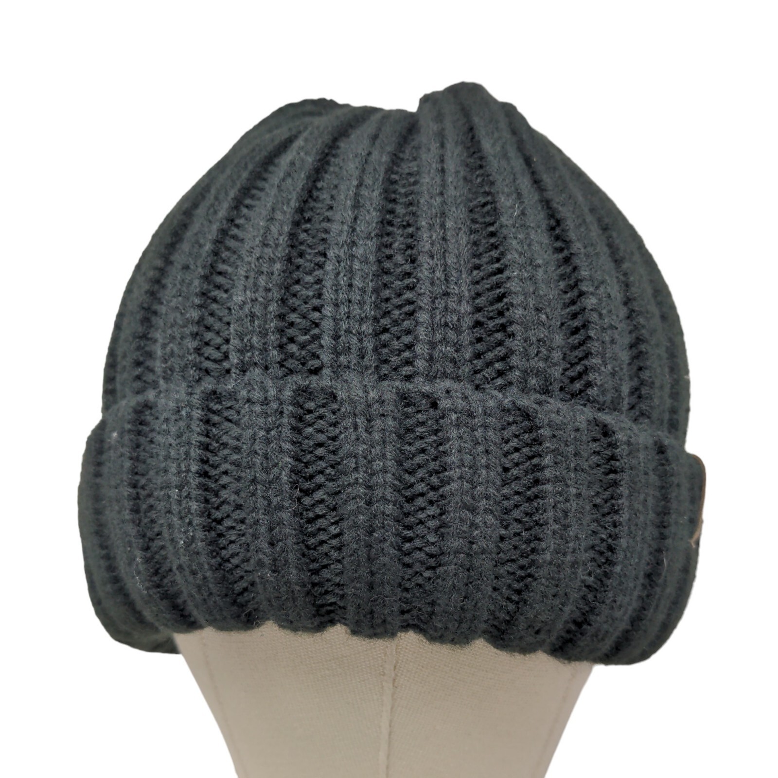 Furtalk Men’s Knit Beanie Ski Cap Hat Black Polyester Spandex Blend