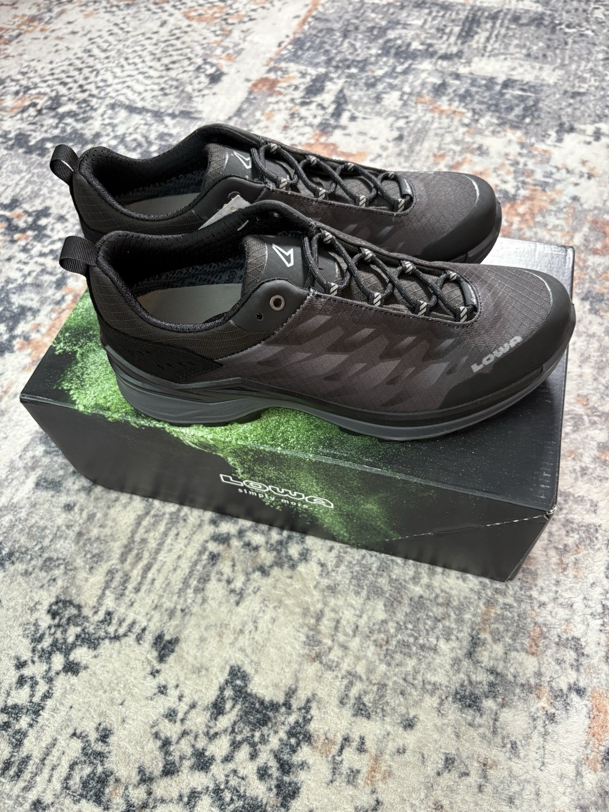 LOWA FERROX GTX LO Shoes Black/anthracite 311696 9937 Size: 8
