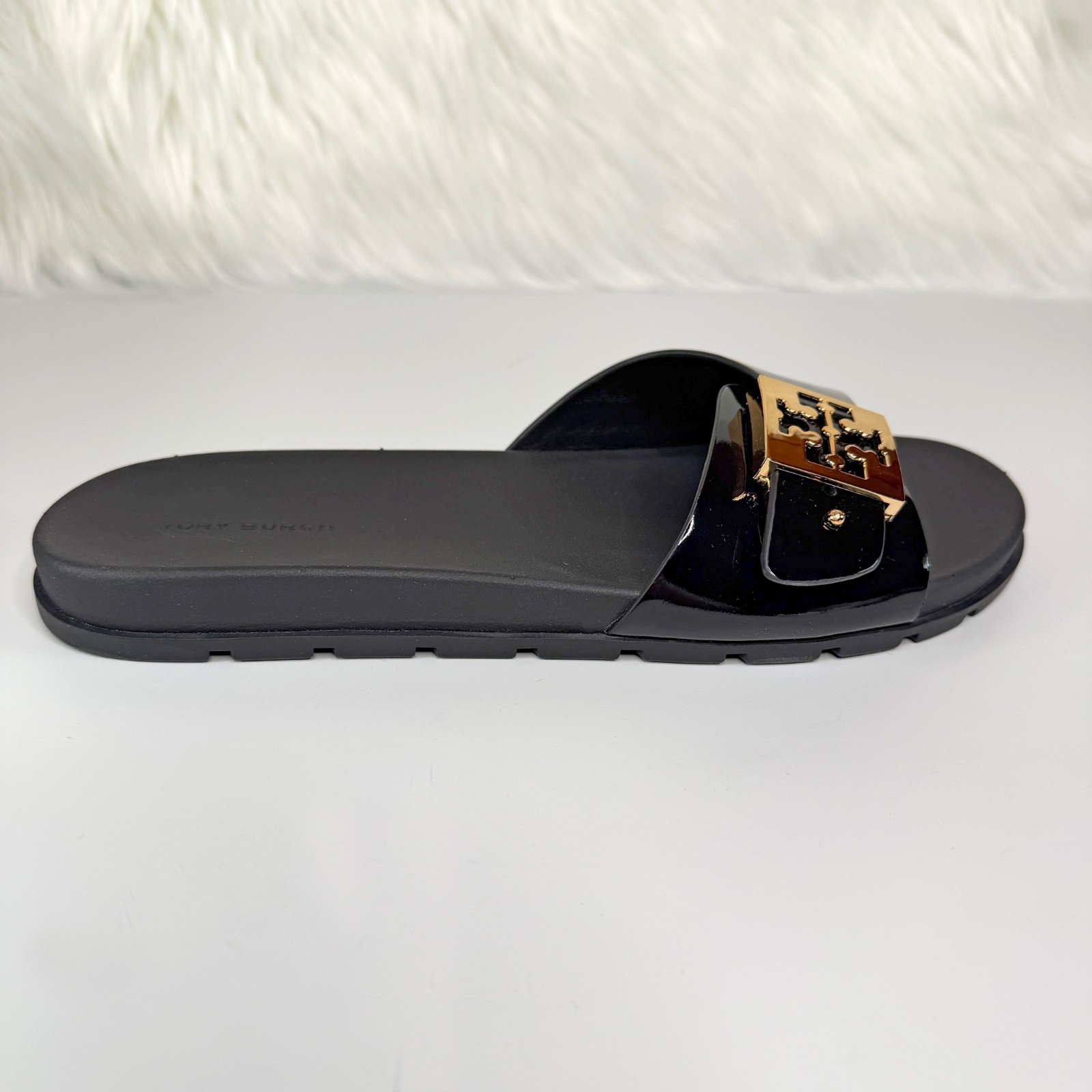 Tory Burch Women’s Mellow Buckle Slide Sandals – Black
