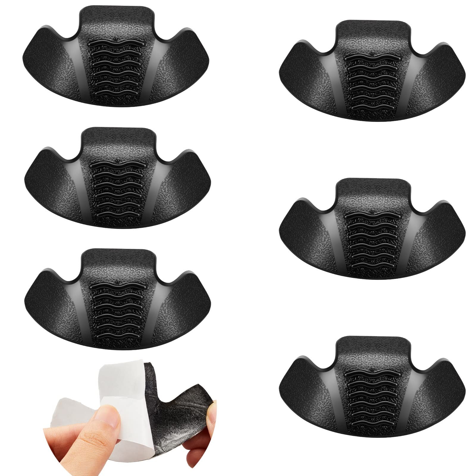 Jadive 6 Pcs Boot Toe Guards Protector Simple One Size, Mixed Color