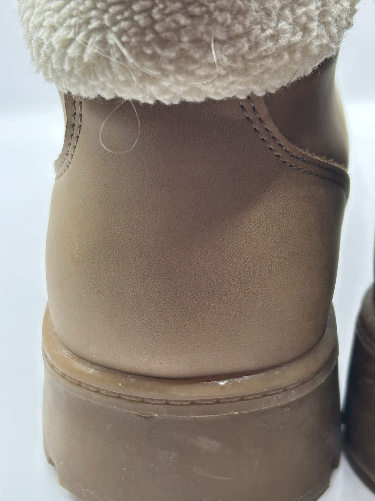 Womens Time And Tru Size 10 Fashion Boots- All Man Made- No Leather
