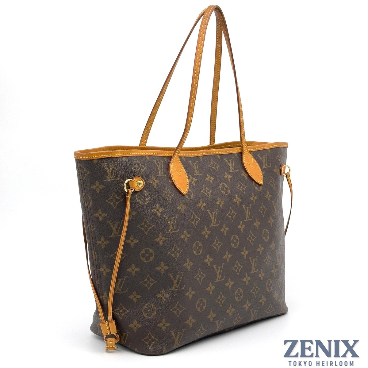 USA-Made Louis Vuitton Neverfull MM Monogram Tote Bag M40156 2010 Duty-Free