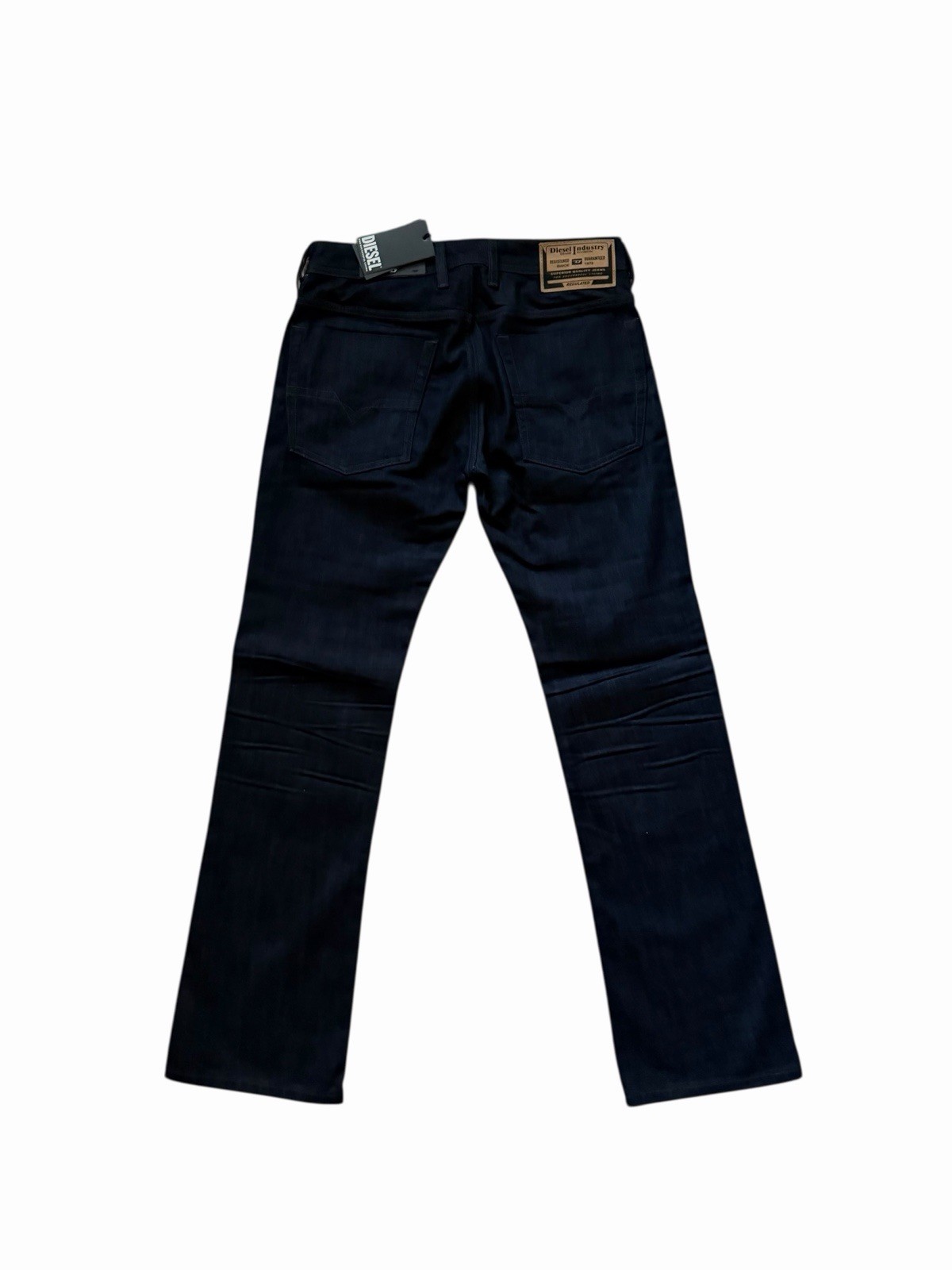 Diesel Mens Zatiny Slim Bootcut Jeans RB060 Dark Blue $195 Size 38/32