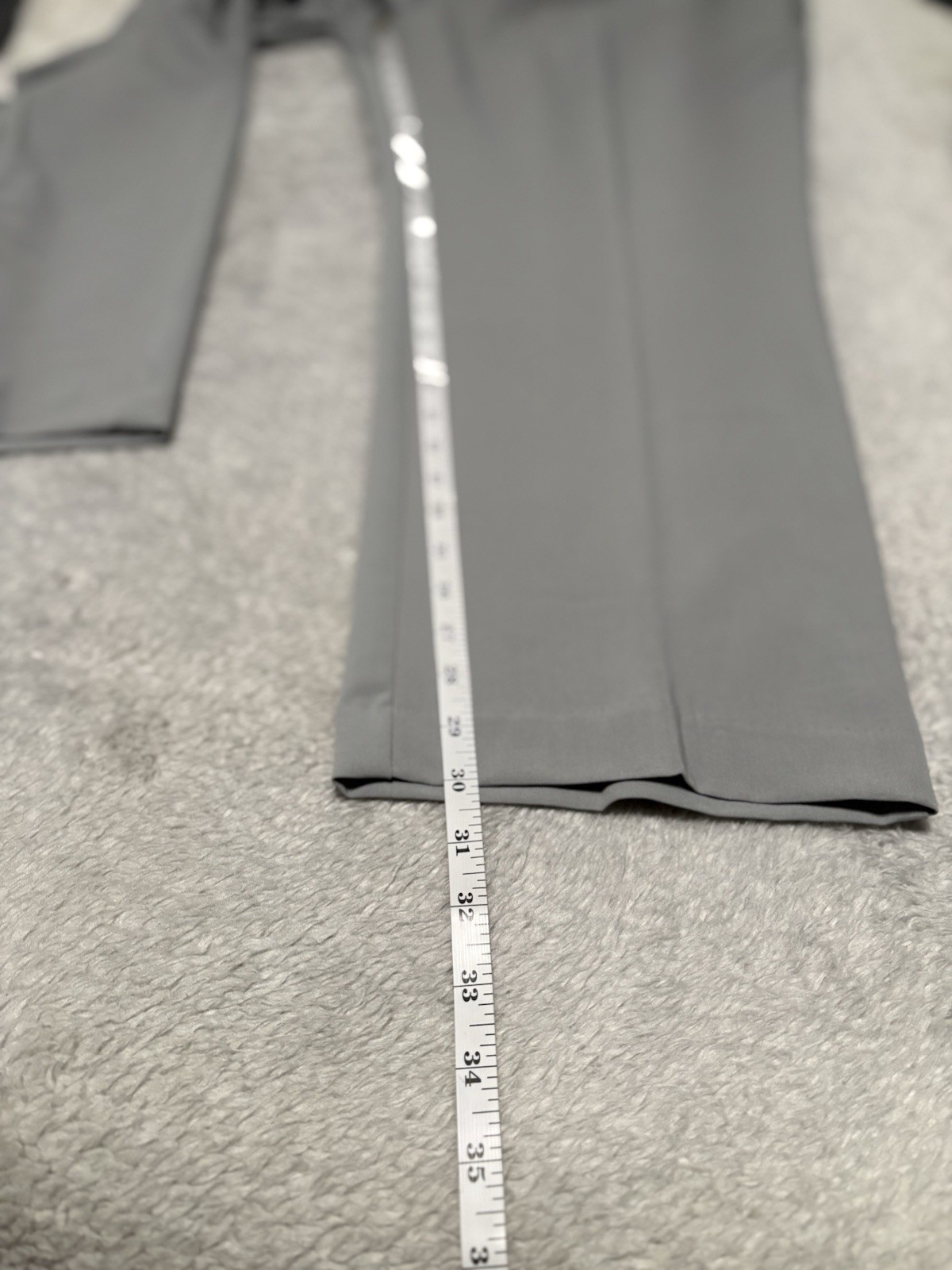 New Savane Performance Dress Pants Flat Front Size 44×30 Gray Stone NWT Comfort