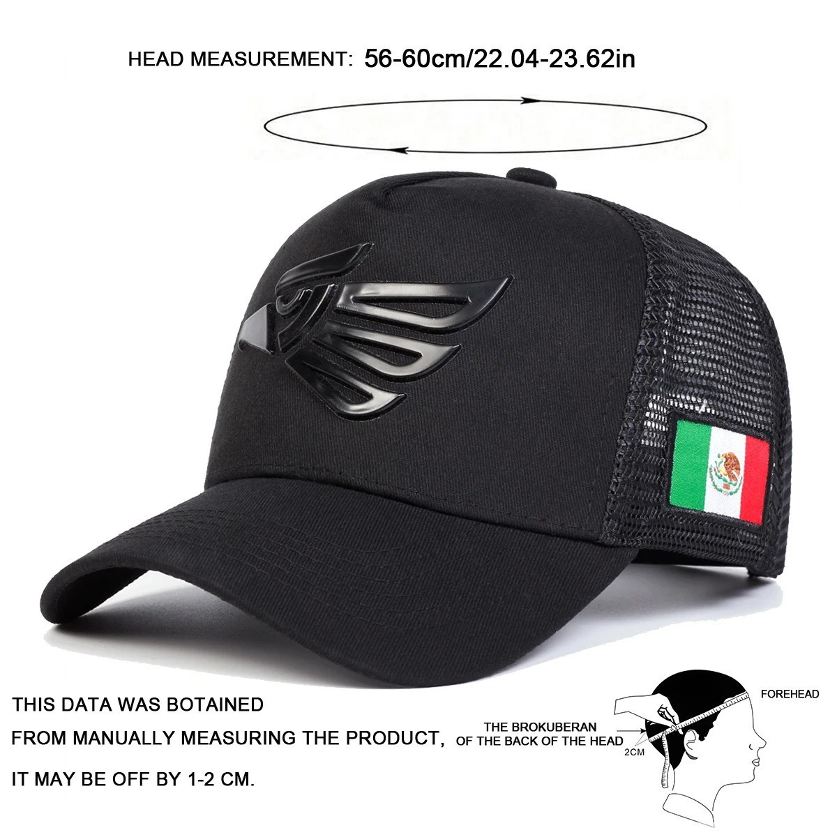 Mexican Mexico Hat Hecho En Mexico Eagle Aguila Embroidery Baseball Cap Snapback
