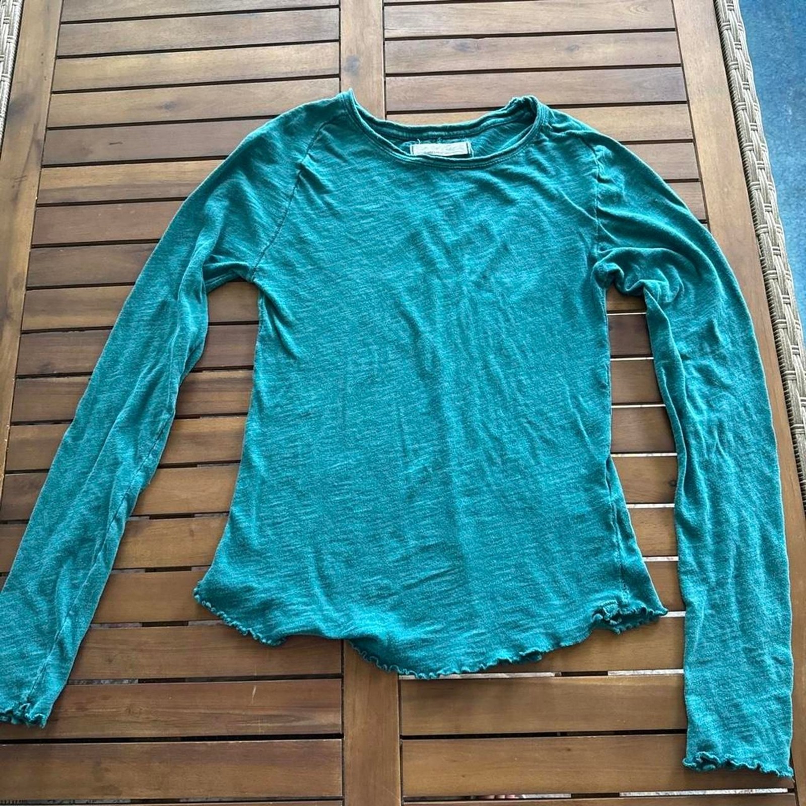 We-the-free Women’s Green and Blue Blouse