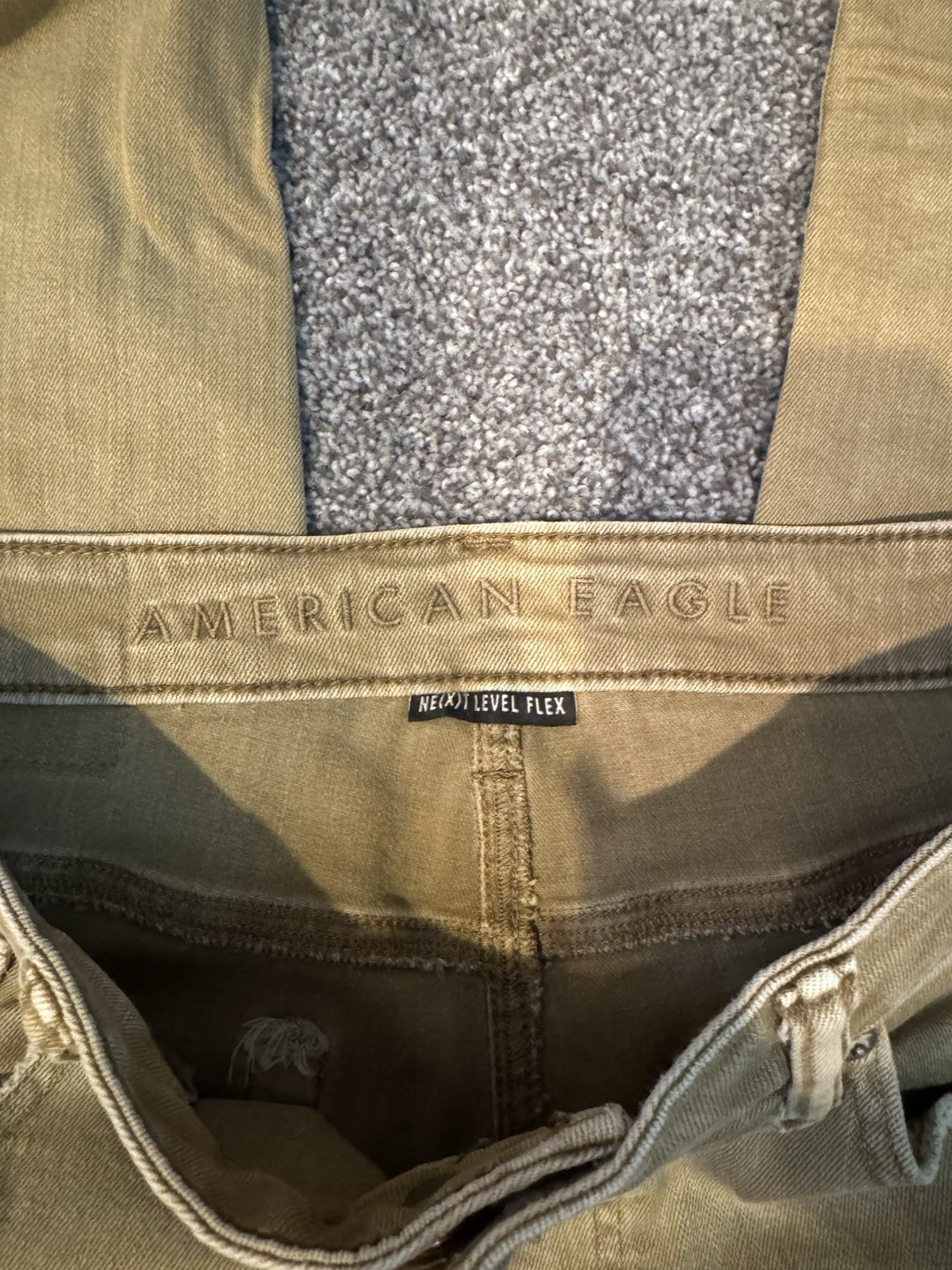 Men’s American Eagle Skinny Jeans – Next Level Flex – 31 x 32 – Tan