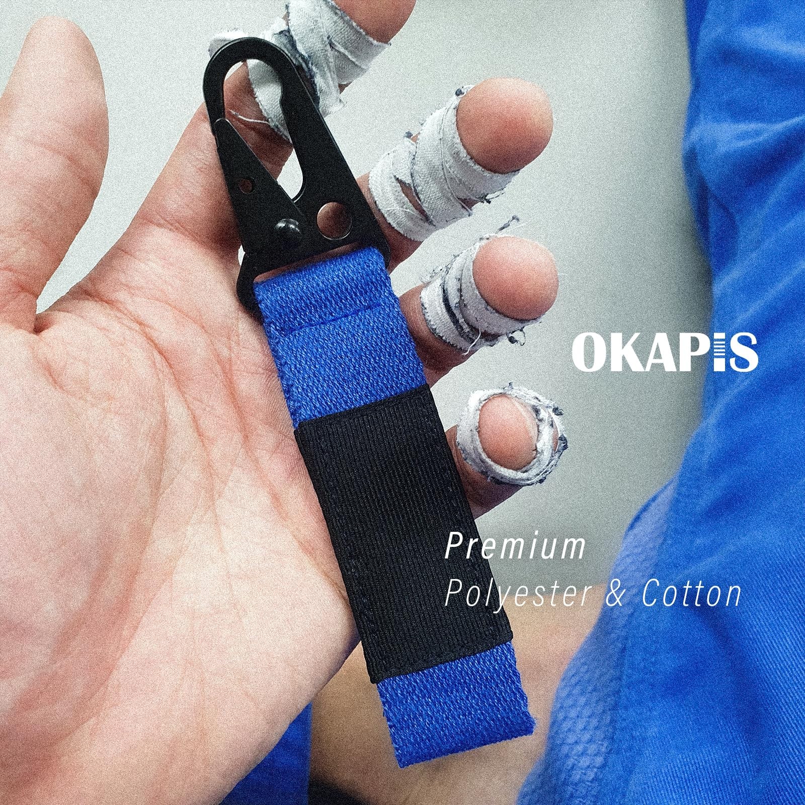 Keychain BJJ Belt Backpack Keyring Jiu Jitsu White Blue Purple Brown Black Blue