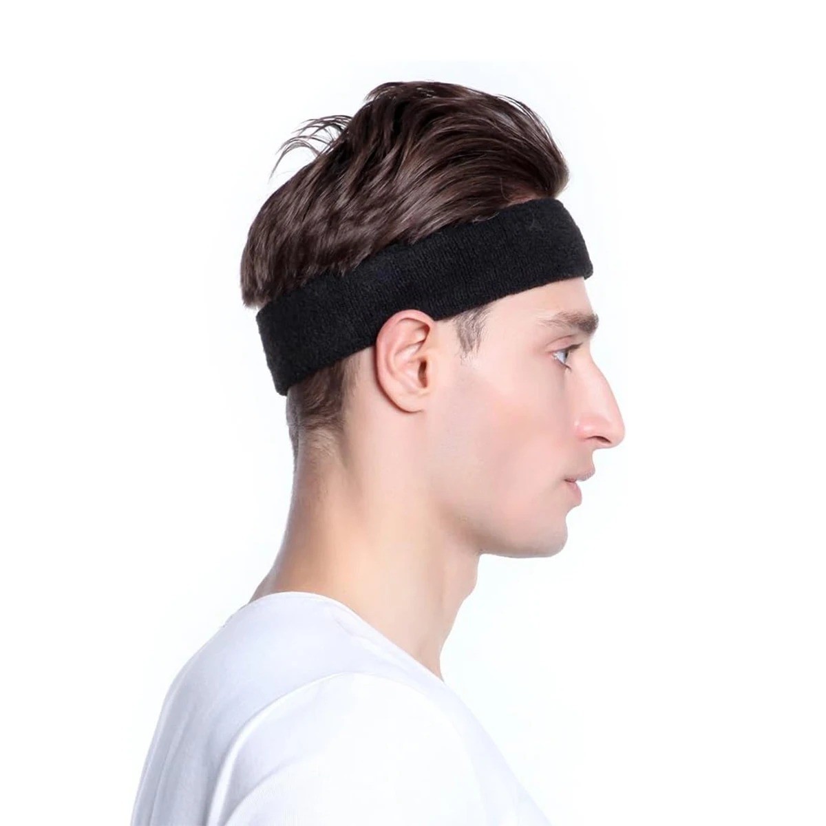 3pack Sports Headband Yoga Gym Sweatband Women Men Hair Bands Head Sweat Band