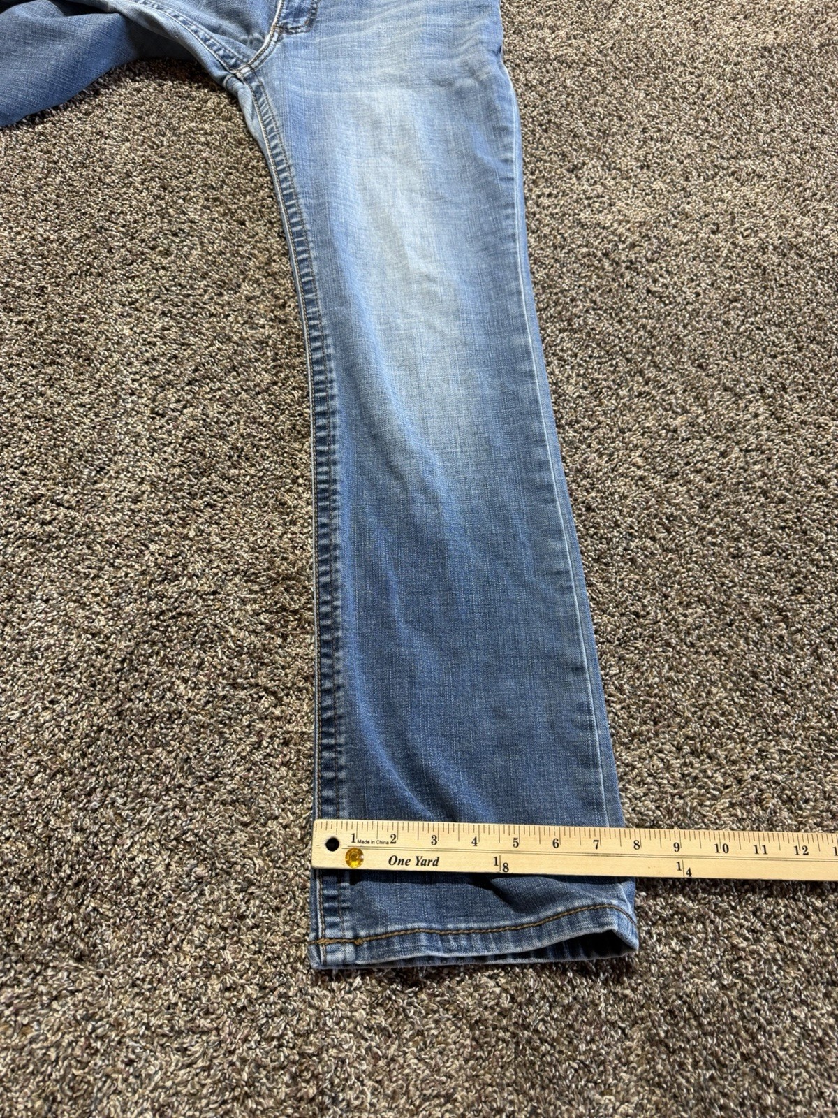 Wrangler Willow Bootcut Cowgirl Women’s Jeans Size 11Blue Denim 11X32 Mid Rise