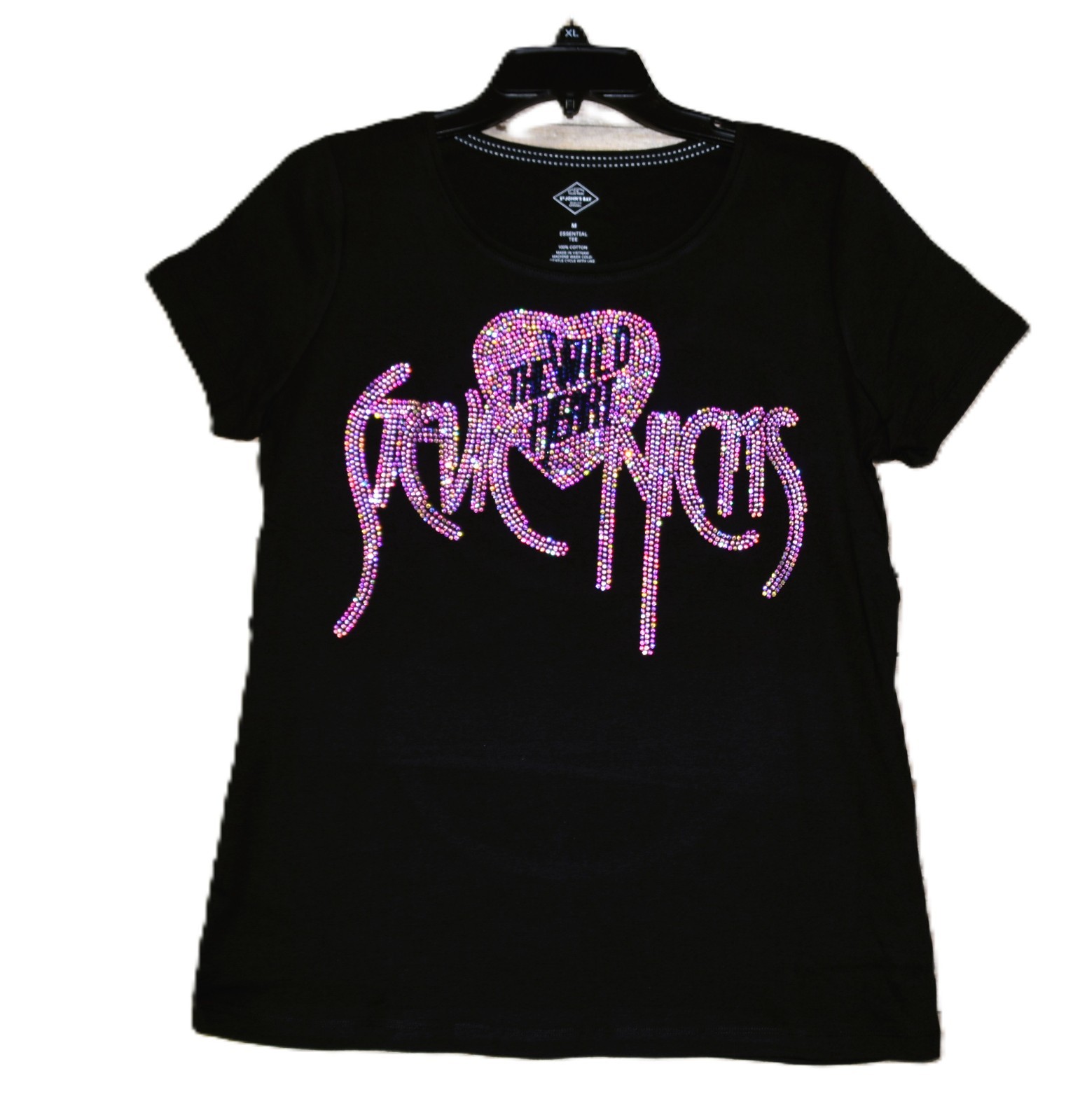 Styx rhinestone bling shirt or tank XS S M L XL XXL 1X 2X 3X 4X 5X