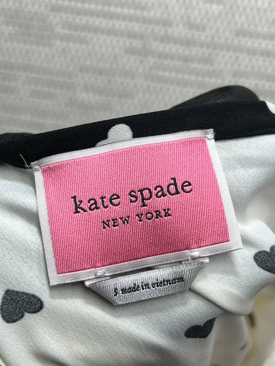 Kate Spade Dress Womens Small White Black Blouson *