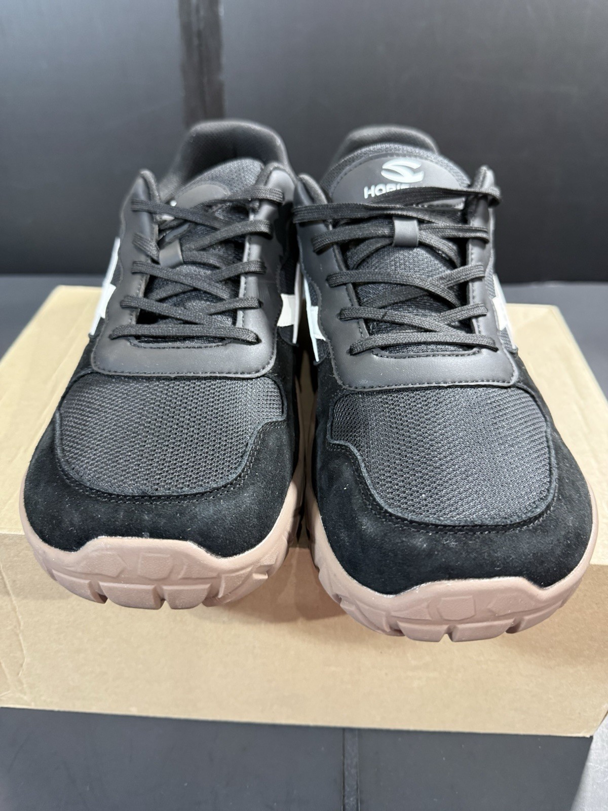 Hobibear Shoes Hareball Men’s Size US 13 EU 47 Wide Toe Box Black White