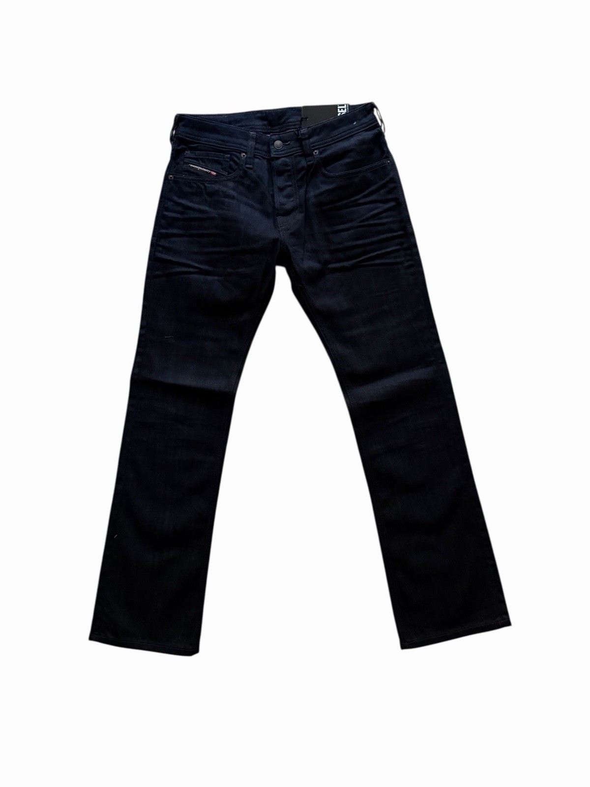 Diesel Mens Zatiny Slim Bootcut Jeans RB060 Dark Blue $195 Size 38/32