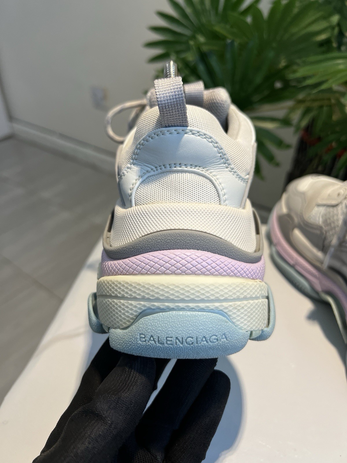 BALENCIAGA Triple S Women’s MultiColor EU 37 || US 7 Chunky Color Block Sneakers