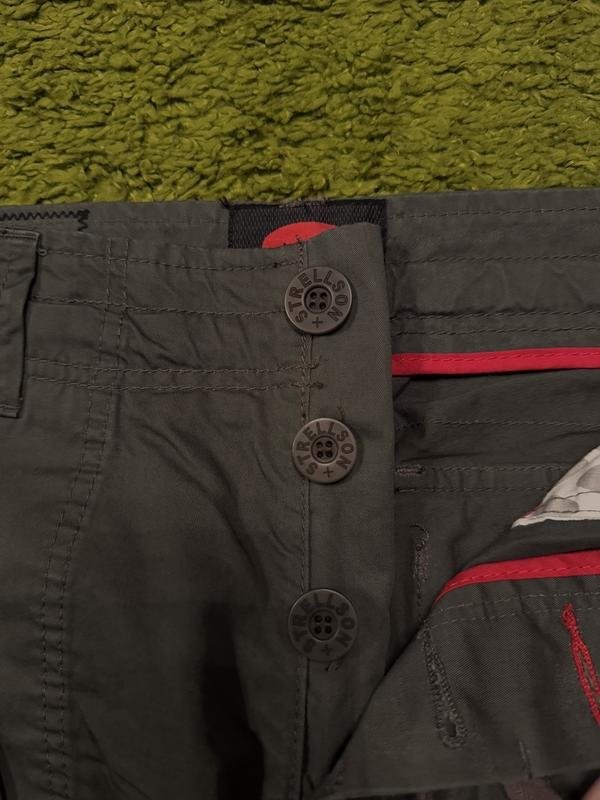 Men Strellson Trousers Khaki Cotton 32