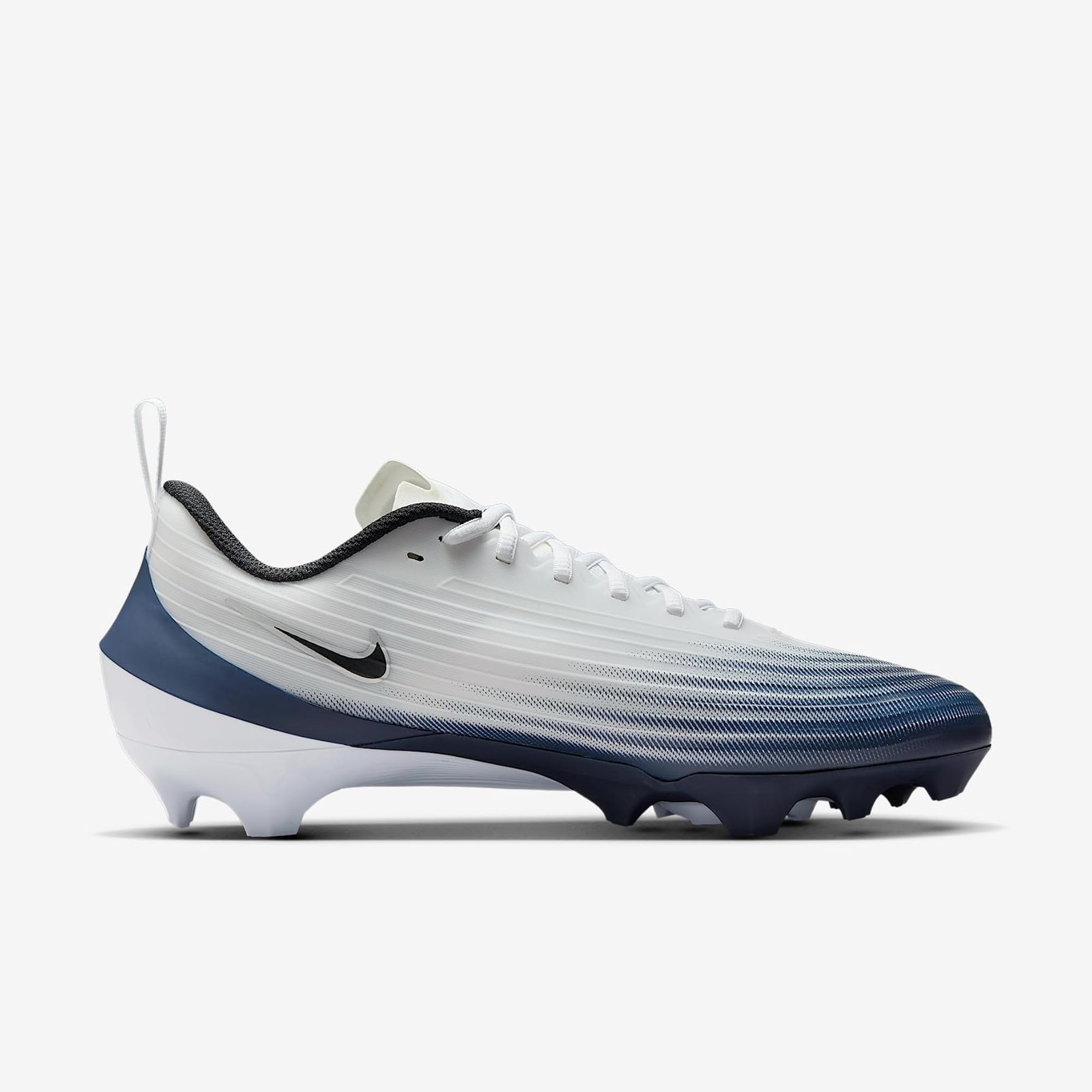 Nike Vapor Speed 3 Football Cleats – White/Black/Navy – 11.5