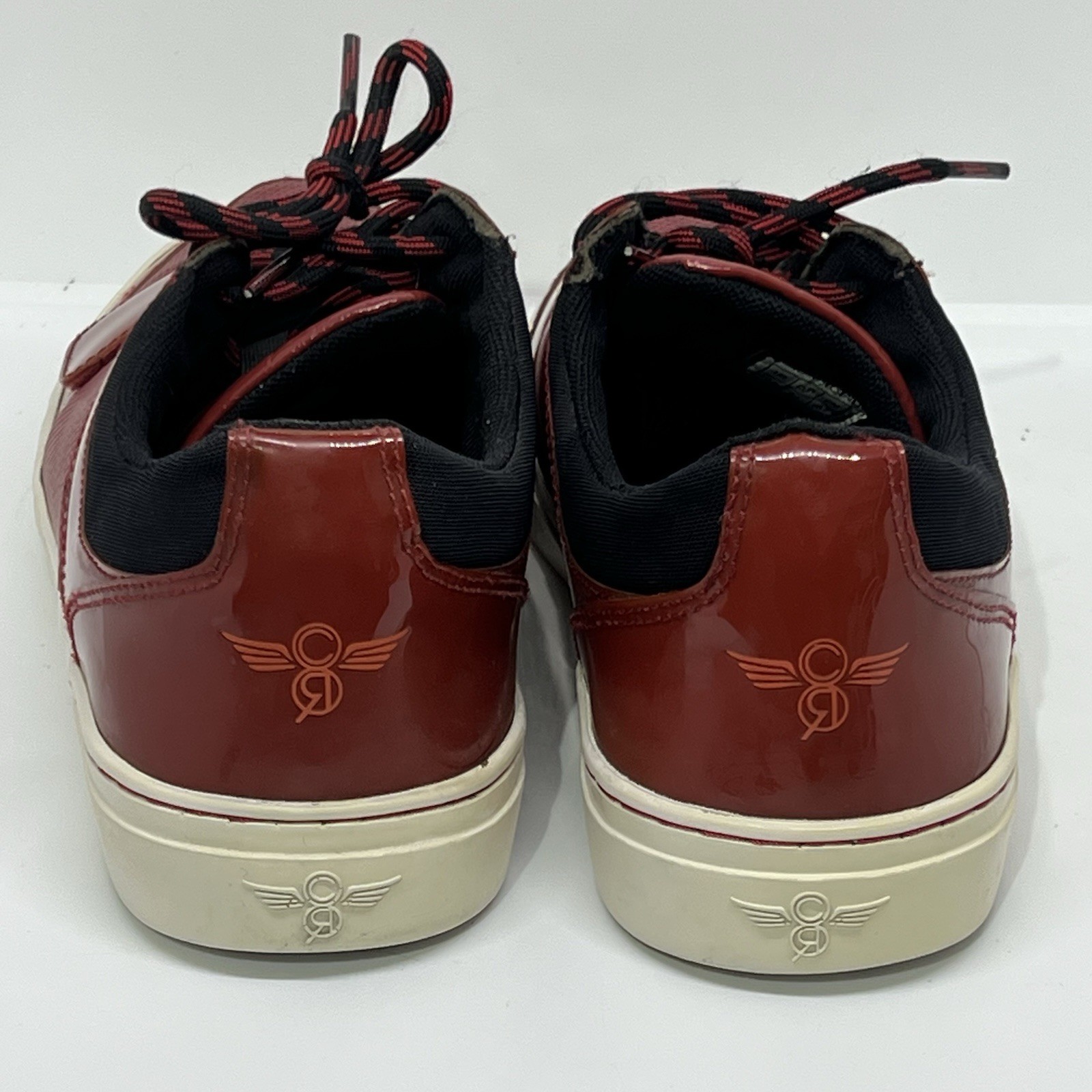 Creative Recreation Shoes Cesario Lo Patent Red/White Sneaker Size 10