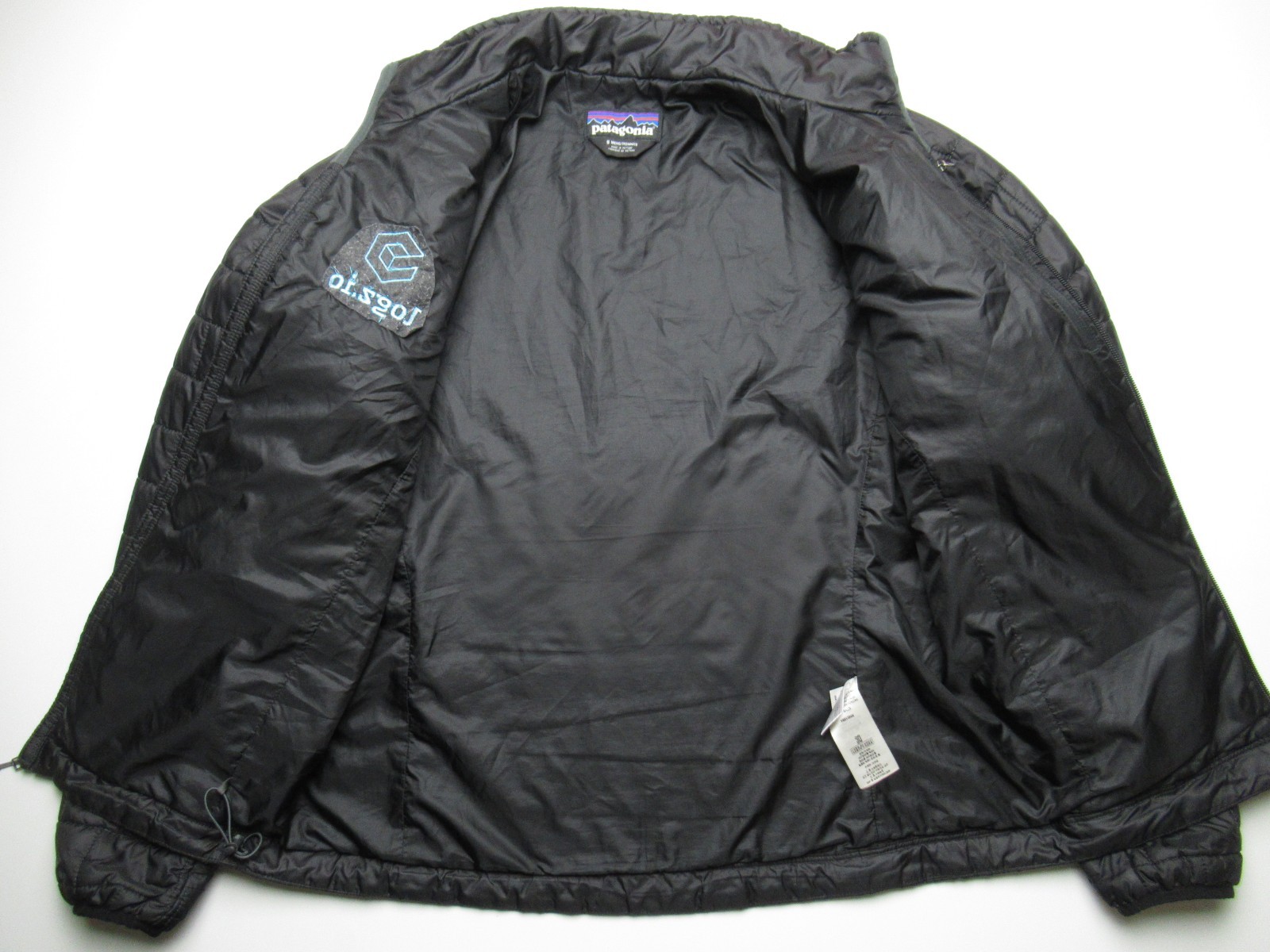 Patagonia Nano Puff Puffer Jacket Embroidered 84212 Black Mens Small / FREE SHIP