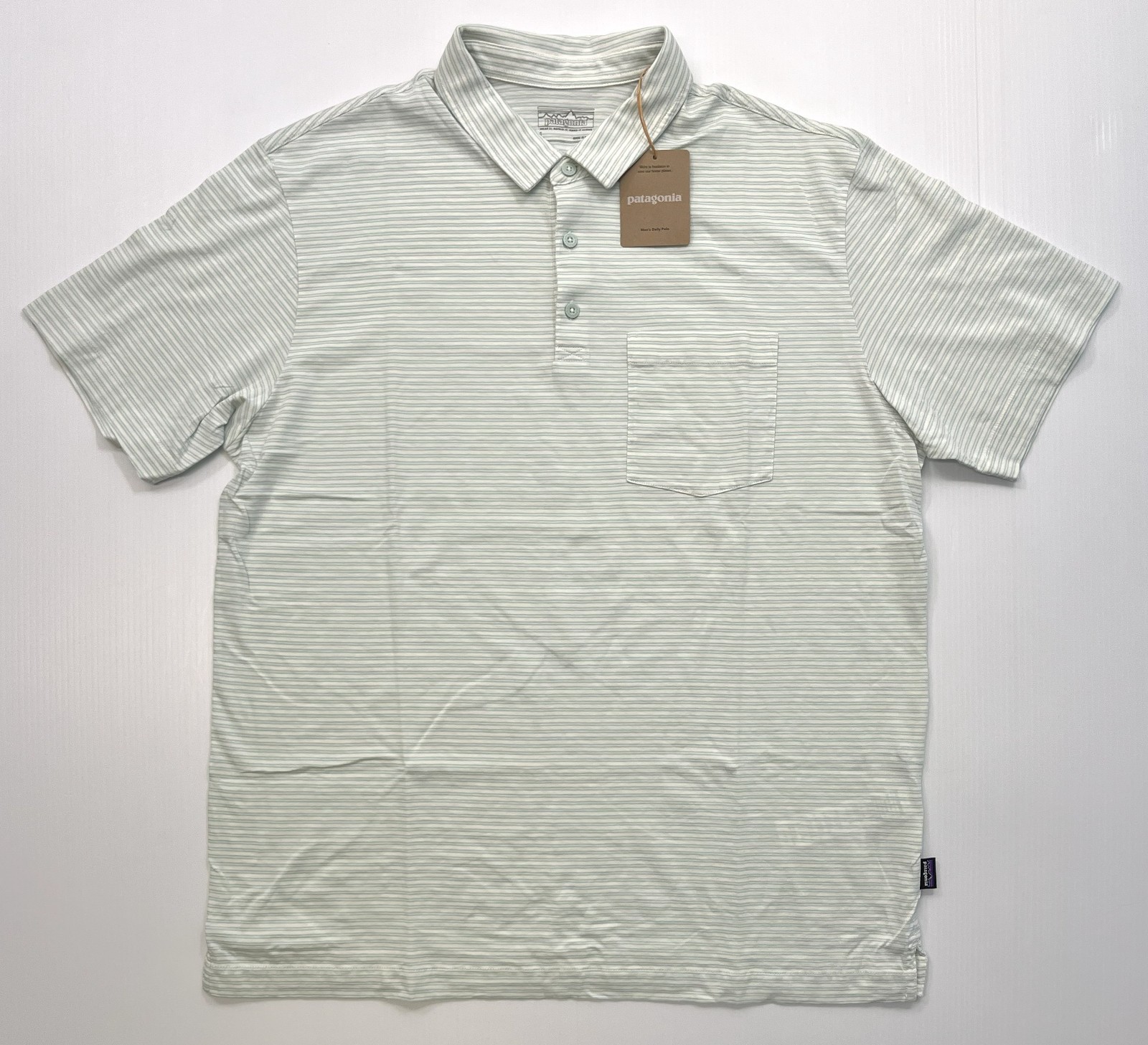 Men’s PATAGONIA Daily Polo Shirt #53251 TWIN ROPE: THIN ICE (TTNI)