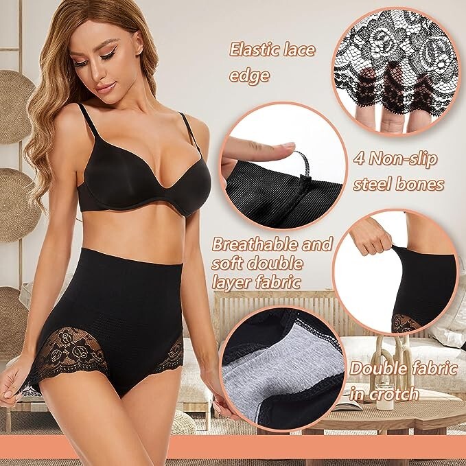 Control Knickers Tummy Shapewear Control Middle Waist Body Shaper XL/2XL B18R31