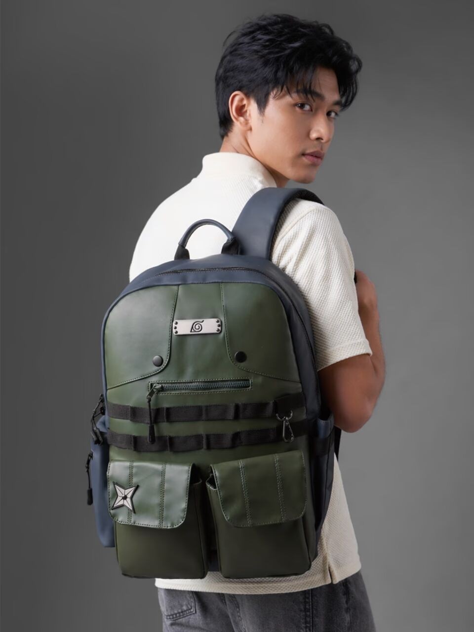 Naruto Kakashi Hatake Tactical Utility Backpack Official Licensed 2026