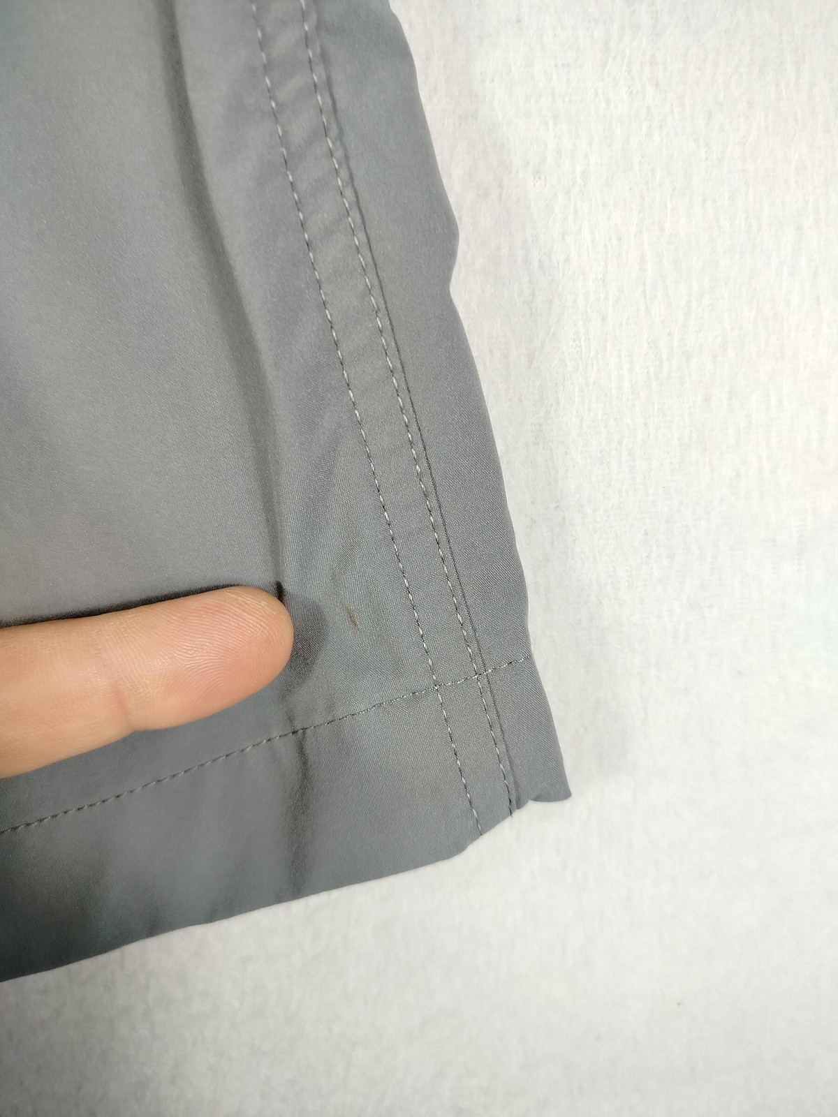 Orvis Shorts Mens 40 Gray Stretch Nylon Zip Pocket Hiking Golf Casual Outdoor