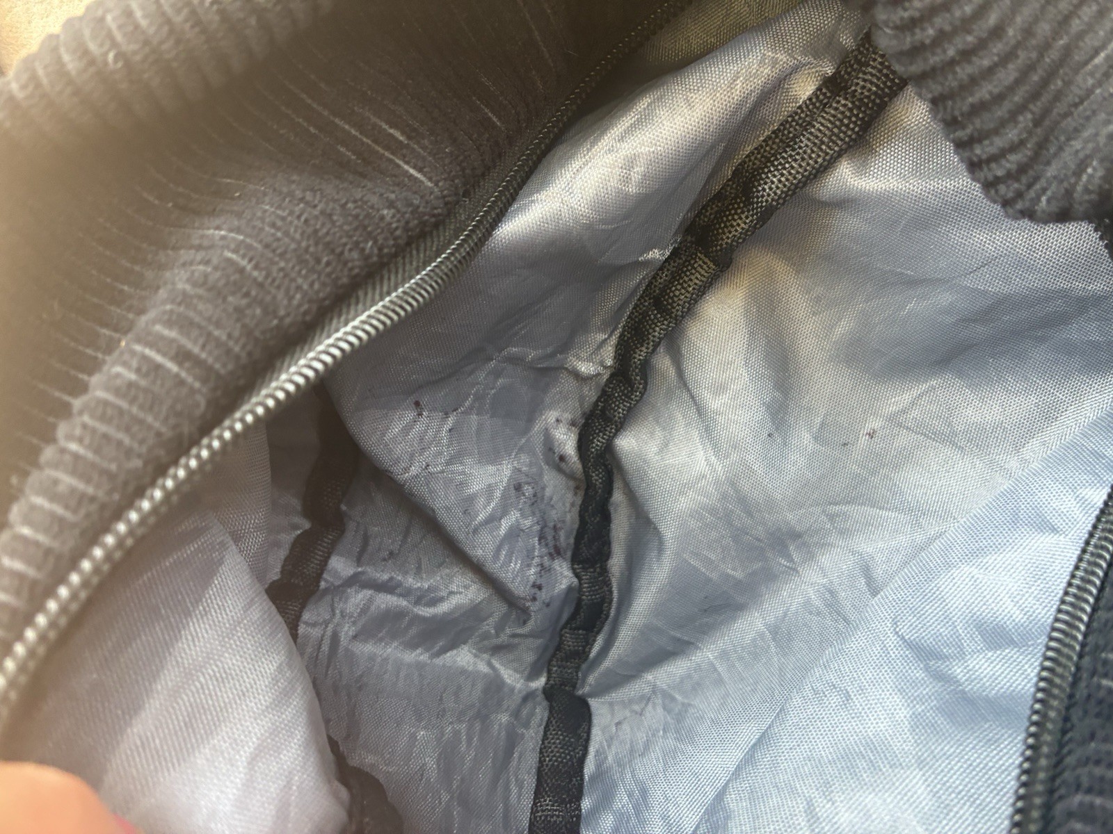 Black Small Shoulder Crossbody Bag, Zip Closure, Adjustable Strap, Solid