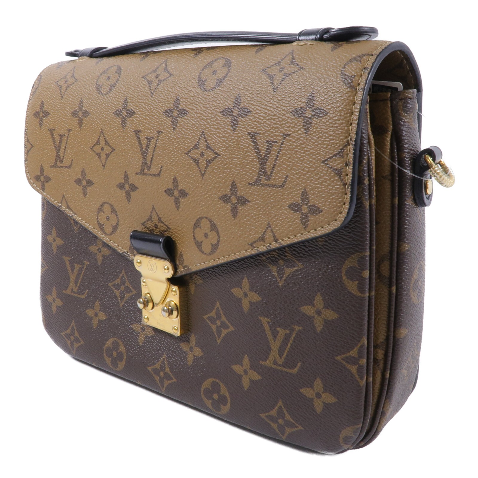 LOUIS VUITTON LV Pochette Metis 2 Way Shoulder Bag M44876 Monogram Reverse Brown