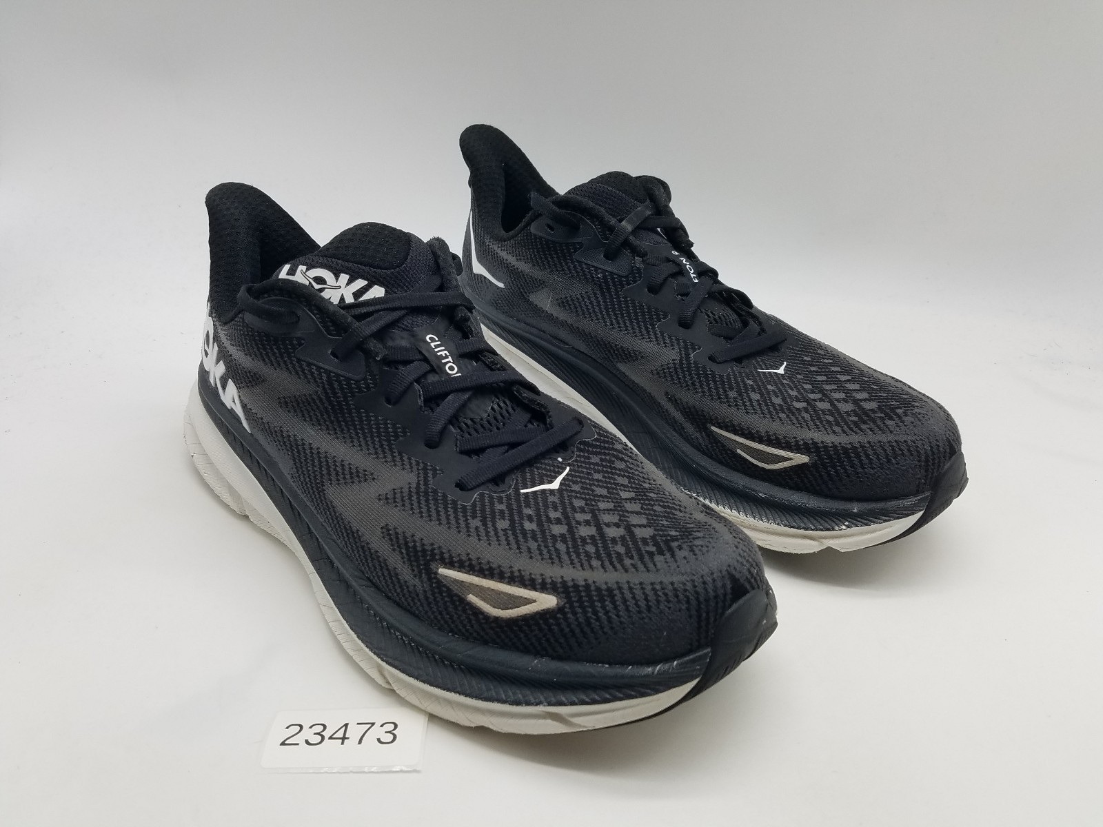 Hoka One One Clifton 9 Men’s Size 11 D (Medium) Running Shoes Black White