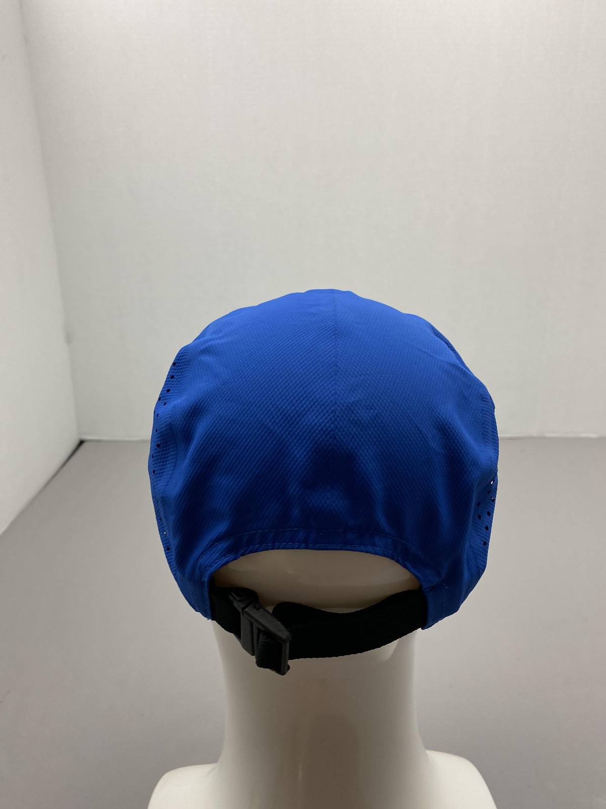 Hat Cap Strap Back One Size On Blue Lightweight Mesh Breathable Mens Adjustable