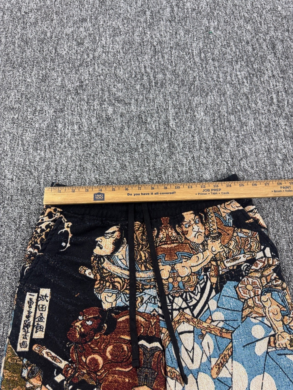 Sakamoto Samurai Warrior Shorts Men Small Japan Tapestry AOP Asian Anime Graphic