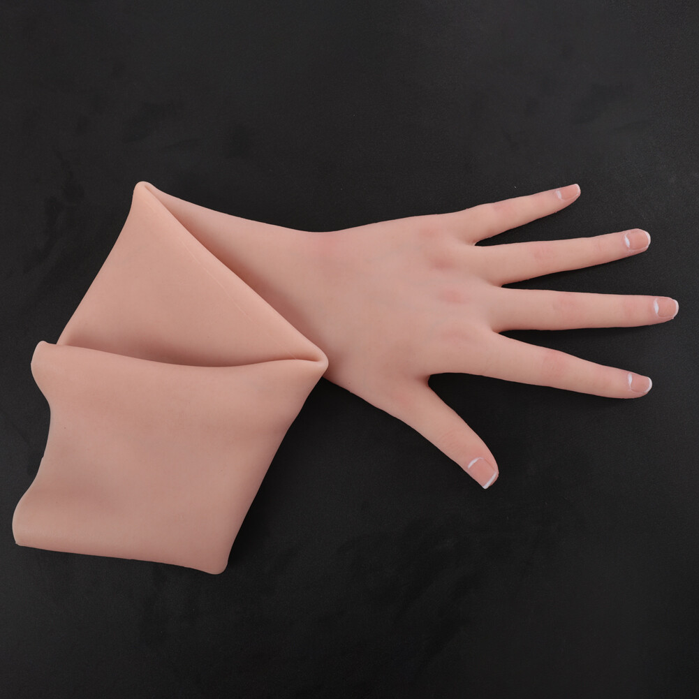 Realistic Silicone Female Gloves Hand Gloves Veins Skin For Crossdresser Cosplay