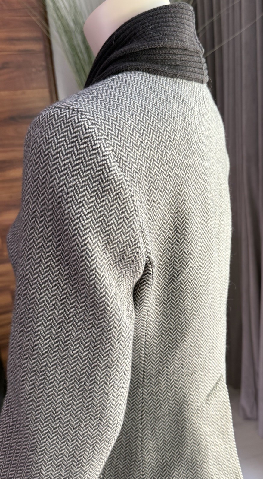 Max Mara Wool Cashmere Jacket Brown Sz 10 Italy