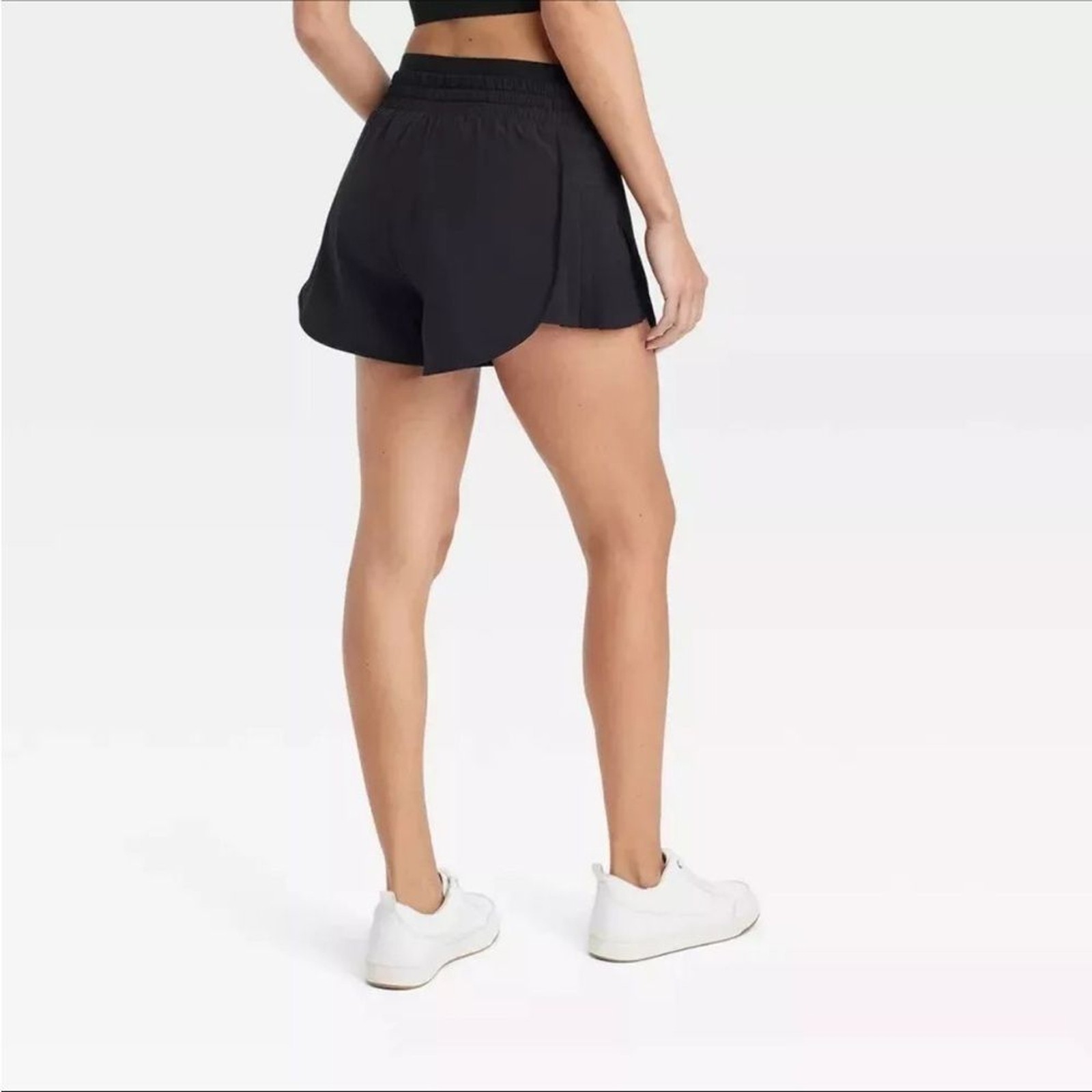JOY LAB Shorts Xsmall black green 2 pairs Highrise Pleated Side
