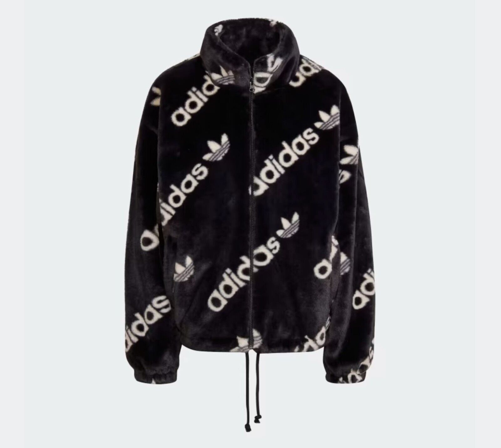 Adidas Originals Women’s Faux Fur Luxe Bomber, Worn Twice, Size Medium